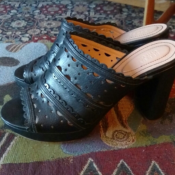 See by Chloe Black Leather Mules 8 - Picture 3 of 7